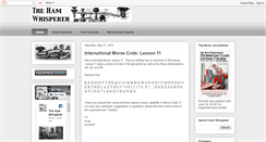Desktop Screenshot of hamwhisperer.com
