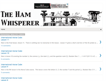 Tablet Screenshot of hamwhisperer.com